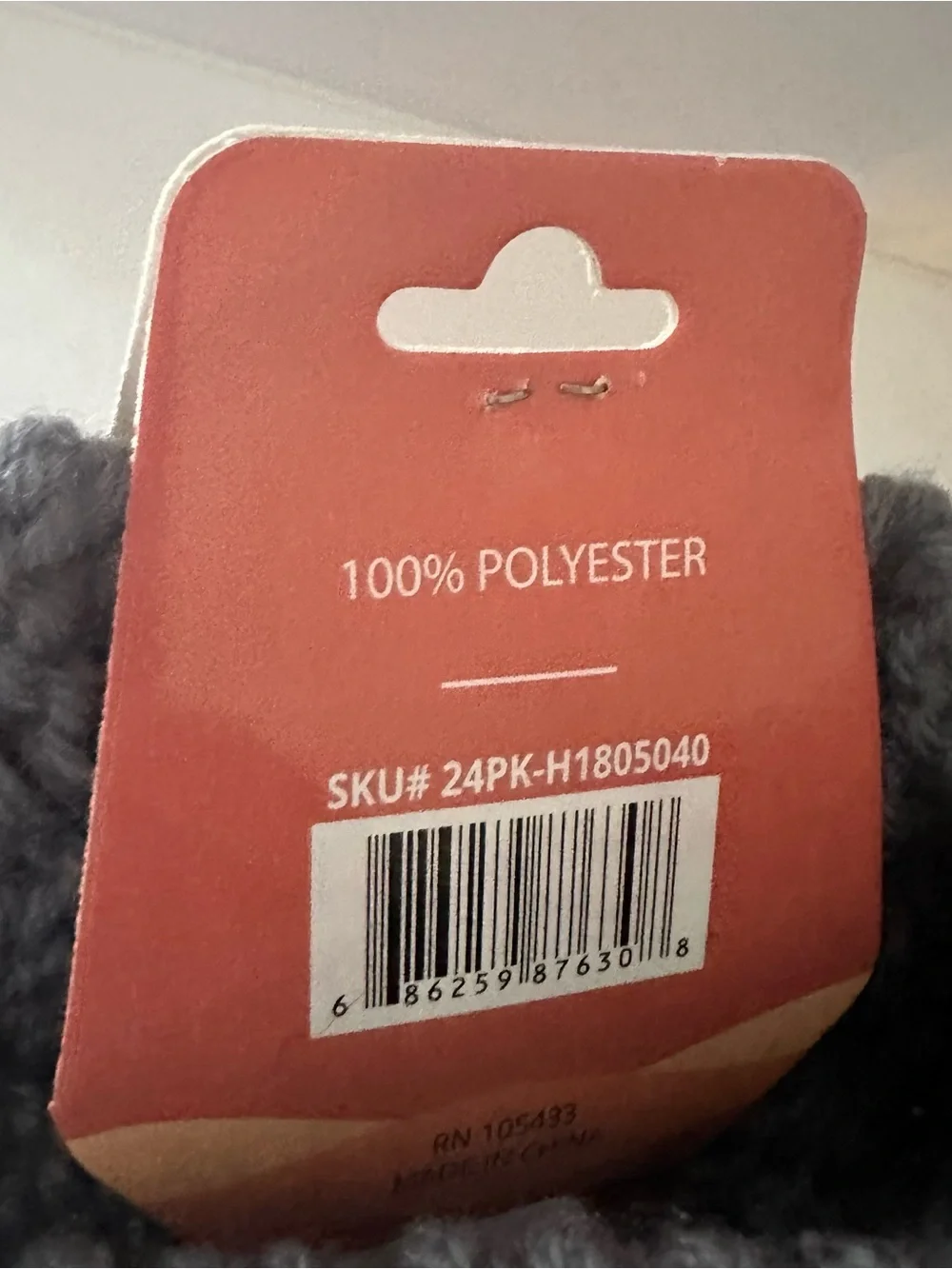 NWT Nollia Cable Knit Winter Headband Ear Warmer Gray One Size